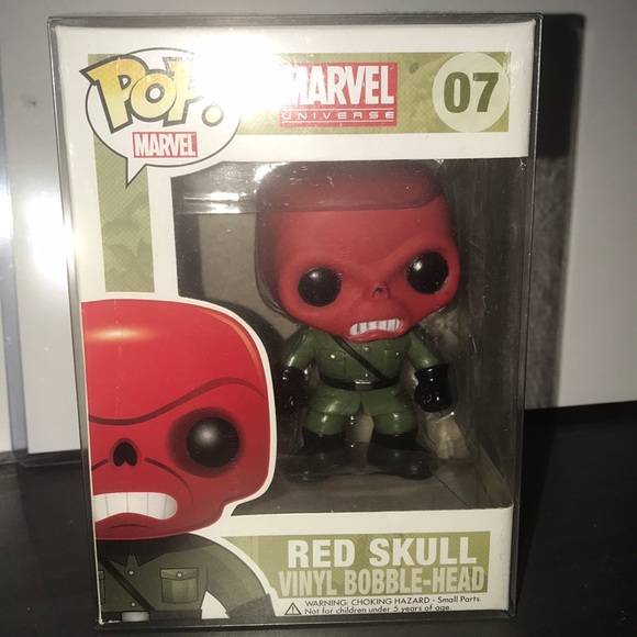 red skull pop funko